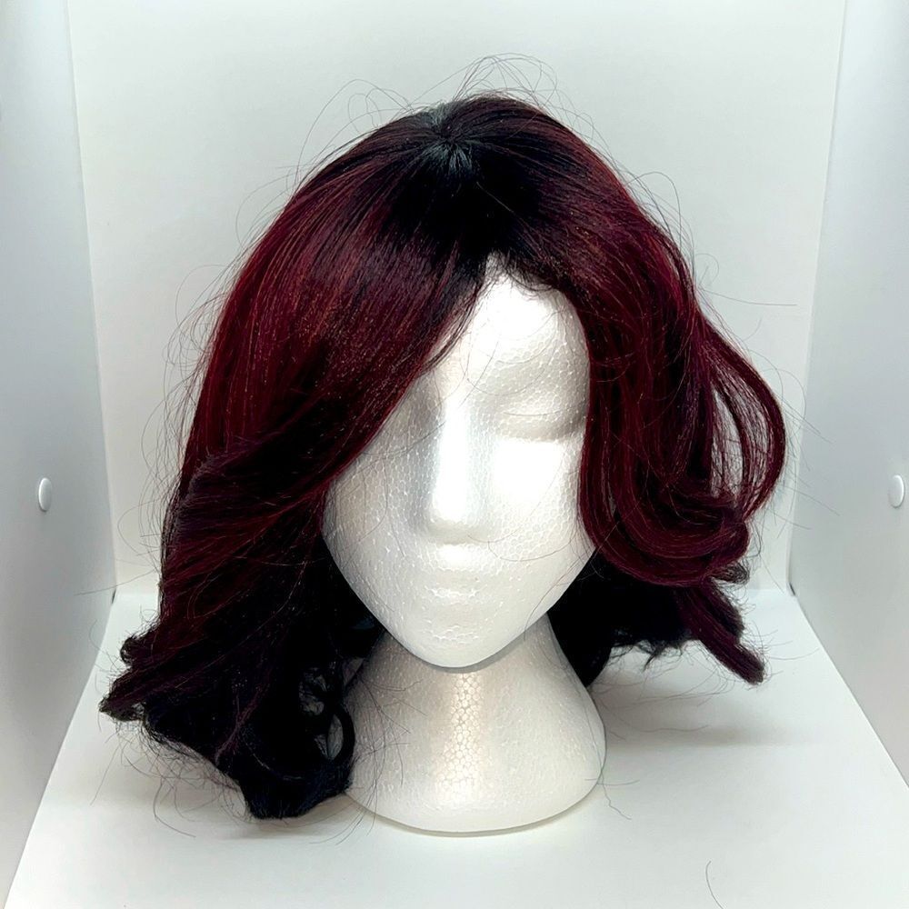 Beautiful Modu Collection Burgundy Wig.